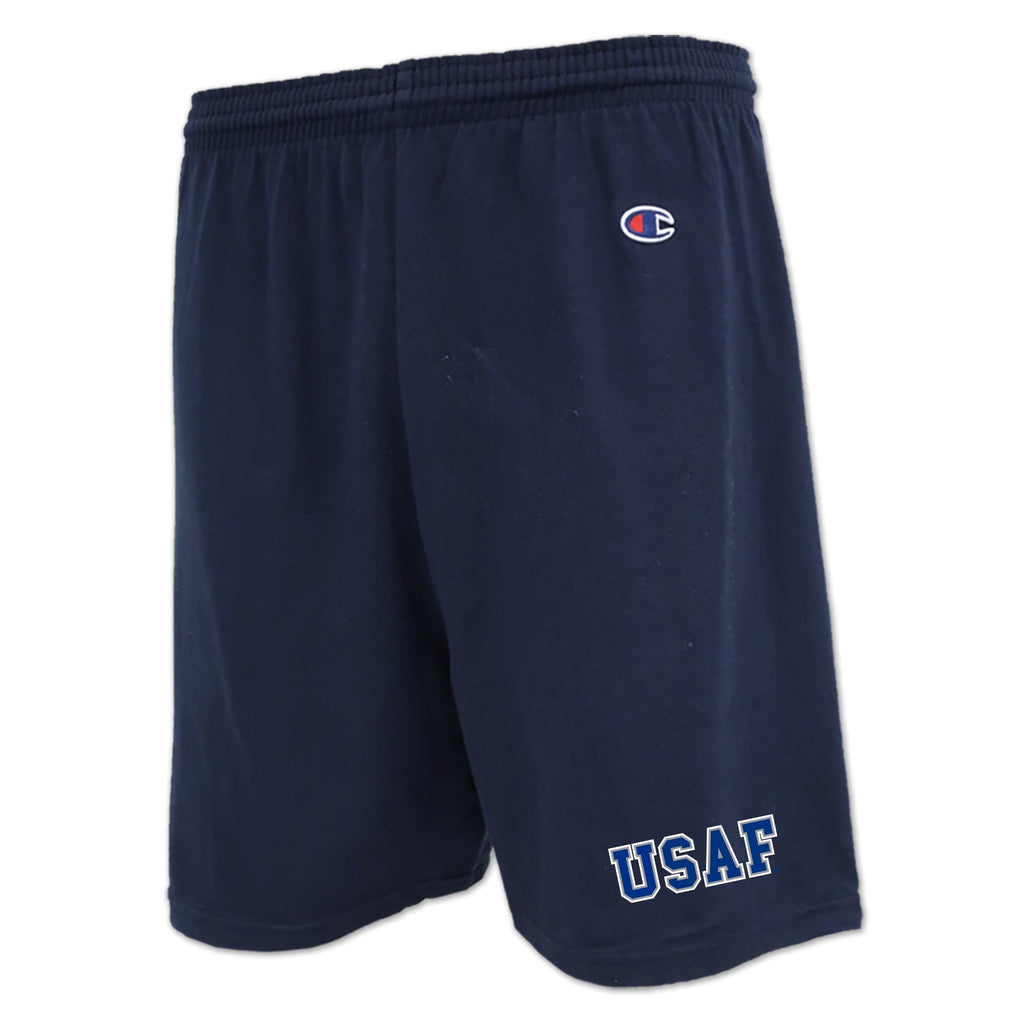 Pick Your Design Air Force Champion Cotton Shorts (Navy)