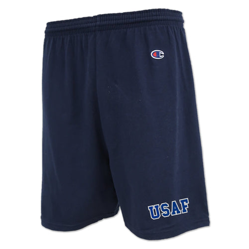 Pick Your Design Air Force Champion Cotton Shorts (Navy)