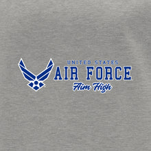 Load image into Gallery viewer, United States Air Force Aim High Logo Crewneck