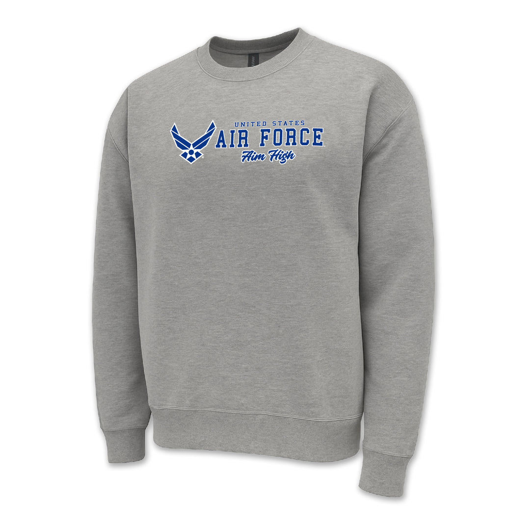 United States Air Force Aim High Logo Crewneck