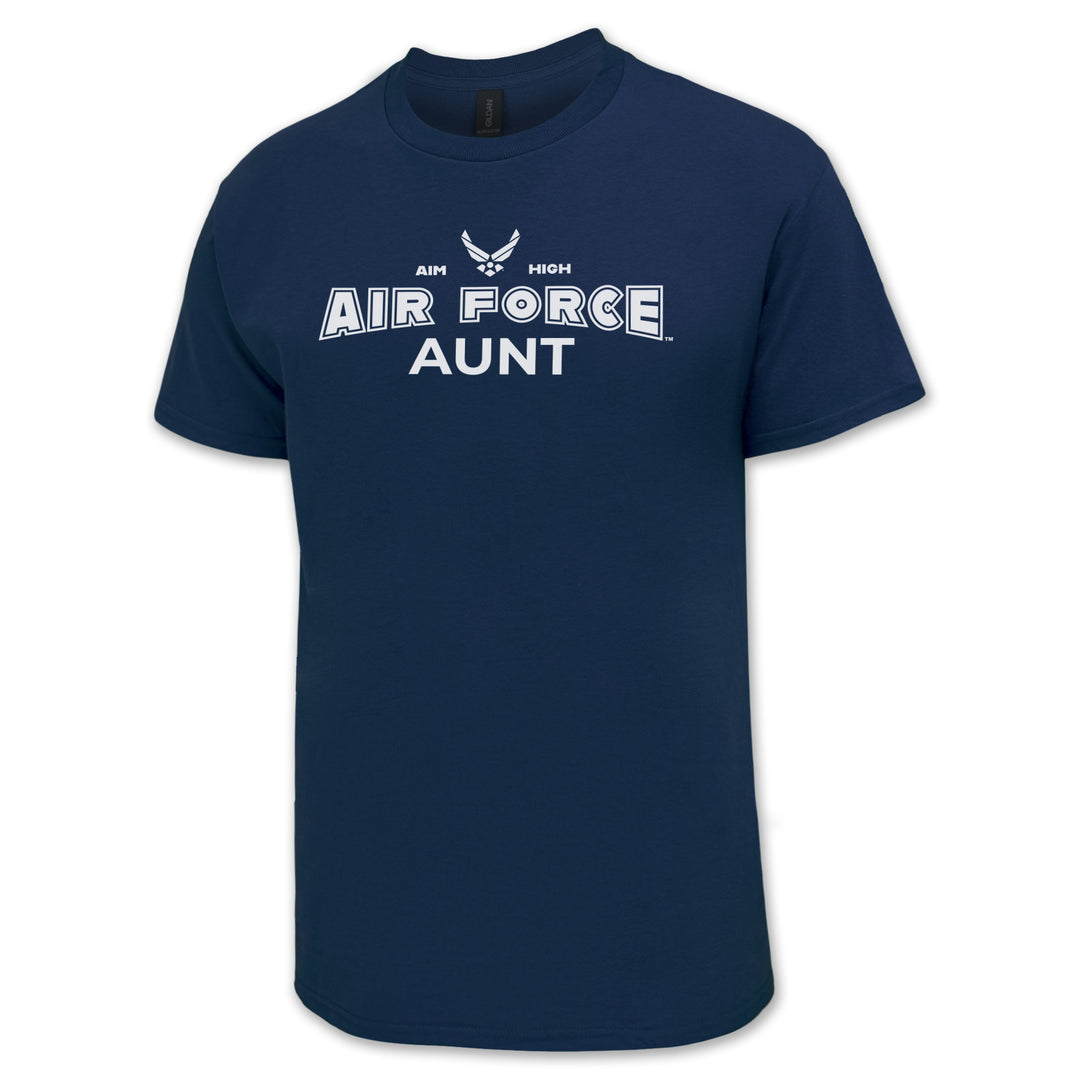 Air Force Aunt T-Shirt (Navy)