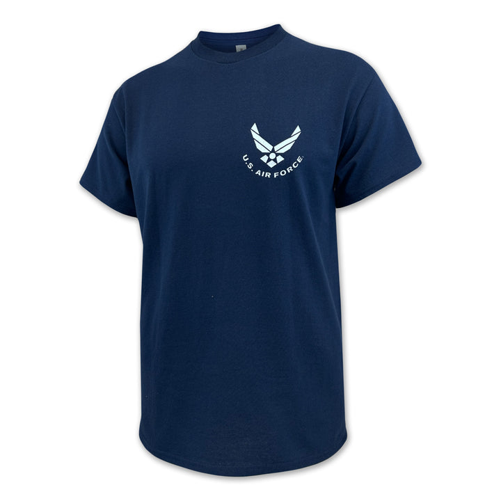 Air Force Camo Flag T-Shirt (Navy)