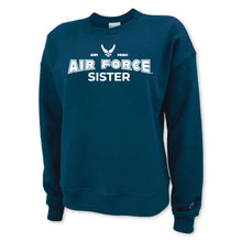 Load image into Gallery viewer, Air Force Sister Ladies Crewneck (Blue)