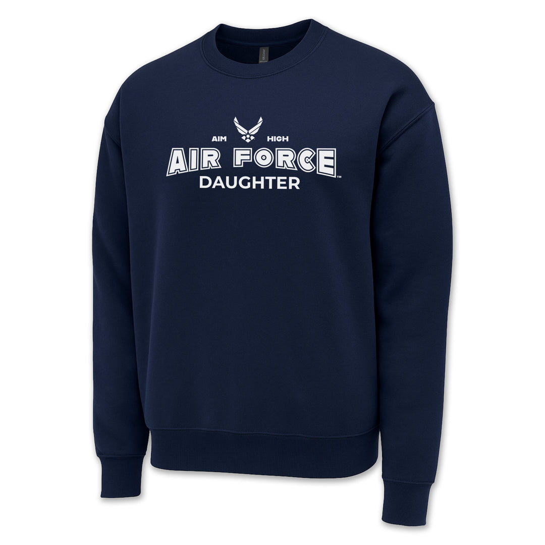 Air Force Daughter Crewneck (Navy)