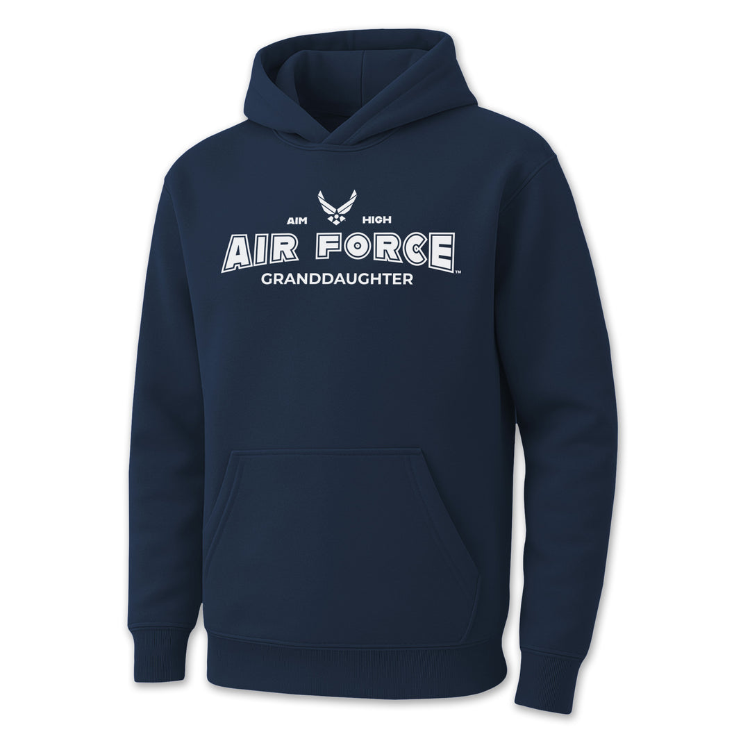 Air Force Granddaughter Youth Hood (Navy)