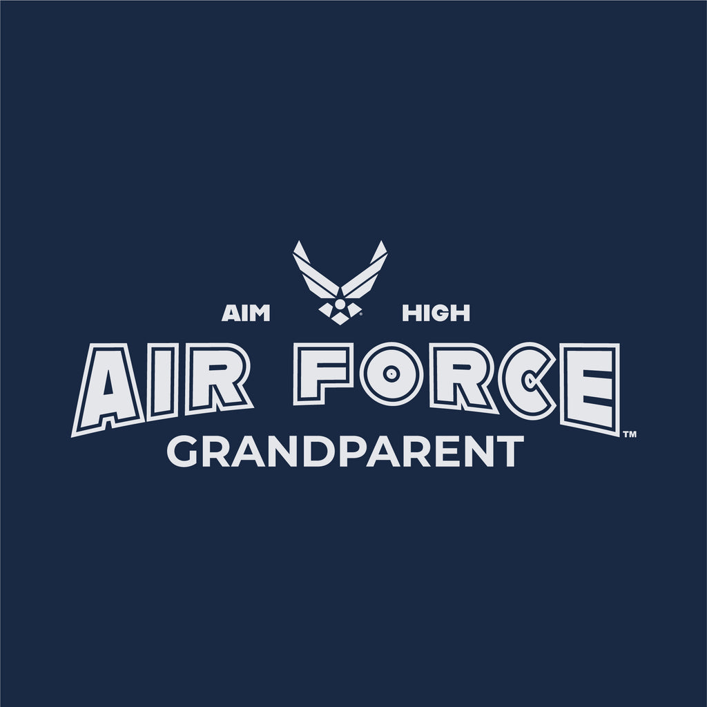Air Force Grandparent Ladies T-Shirt (Navy)