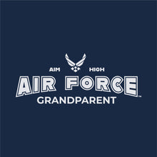Load image into Gallery viewer, Air Force Grandparent Ladies T-Shirt (Navy)