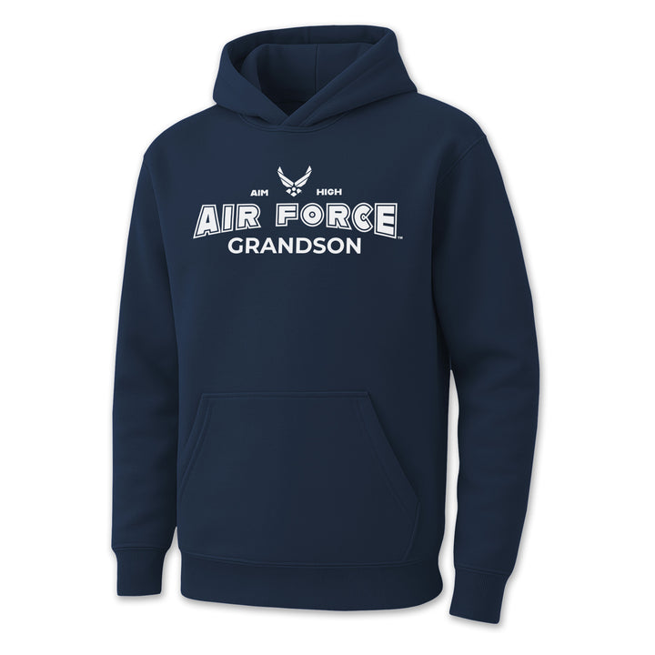 Air Force Grandson Youth Hood (Navy)
