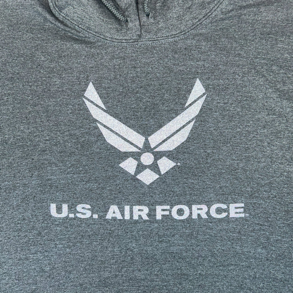 Air Force Reflective Logo Hood (Charcoal)