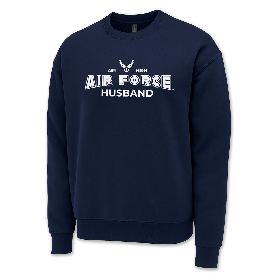 Air Force Husband Crewneck (Navy)
