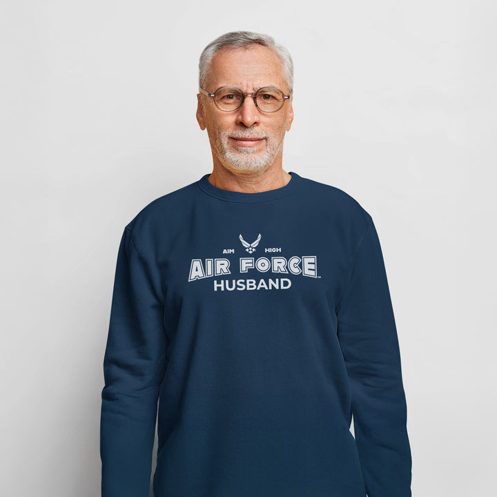 Air Force Husband Crewneck (Navy)