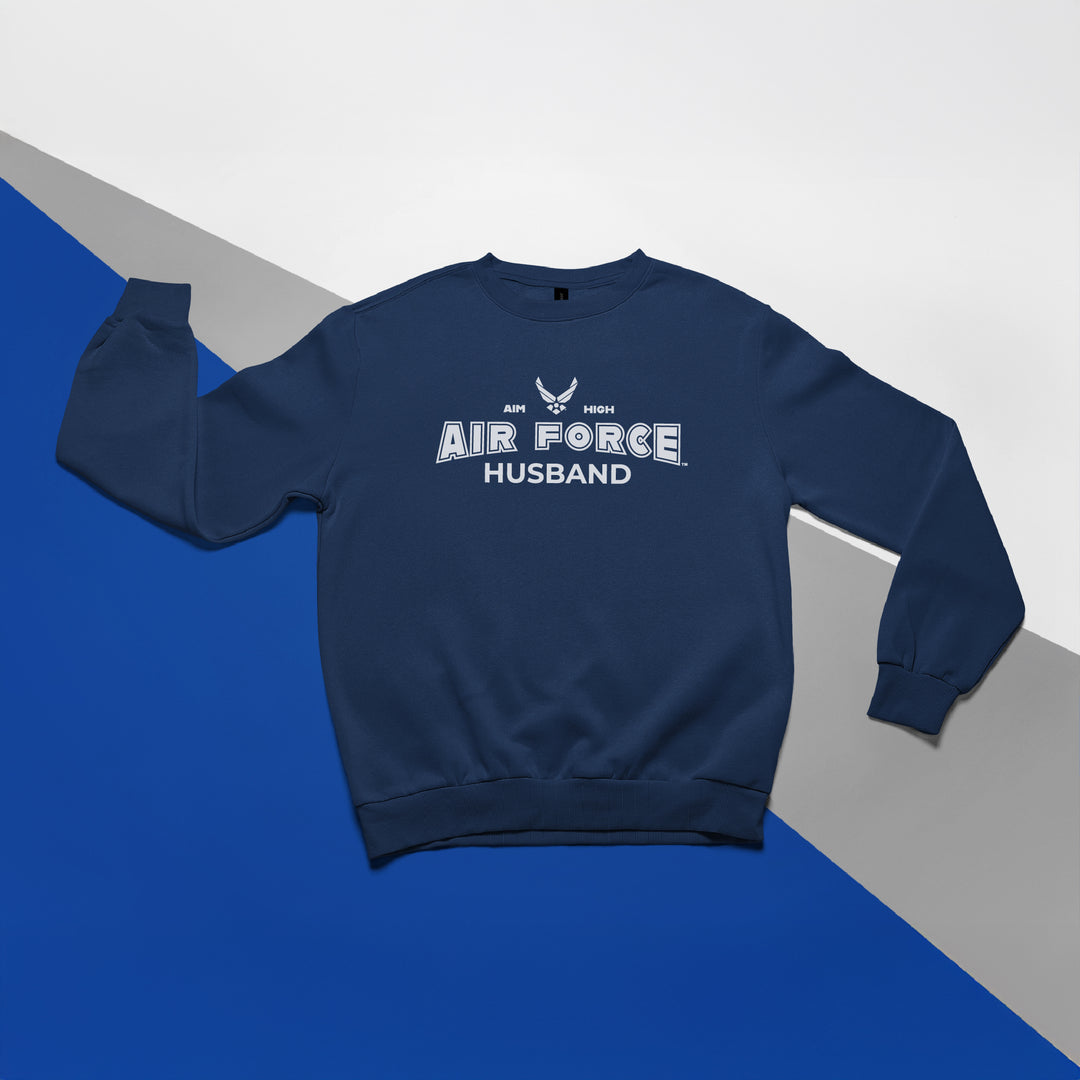 Air Force Husband Crewneck (Navy)