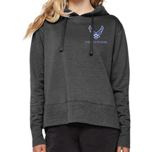 Load image into Gallery viewer, Air Force Wings Left Chest Ladies Hood