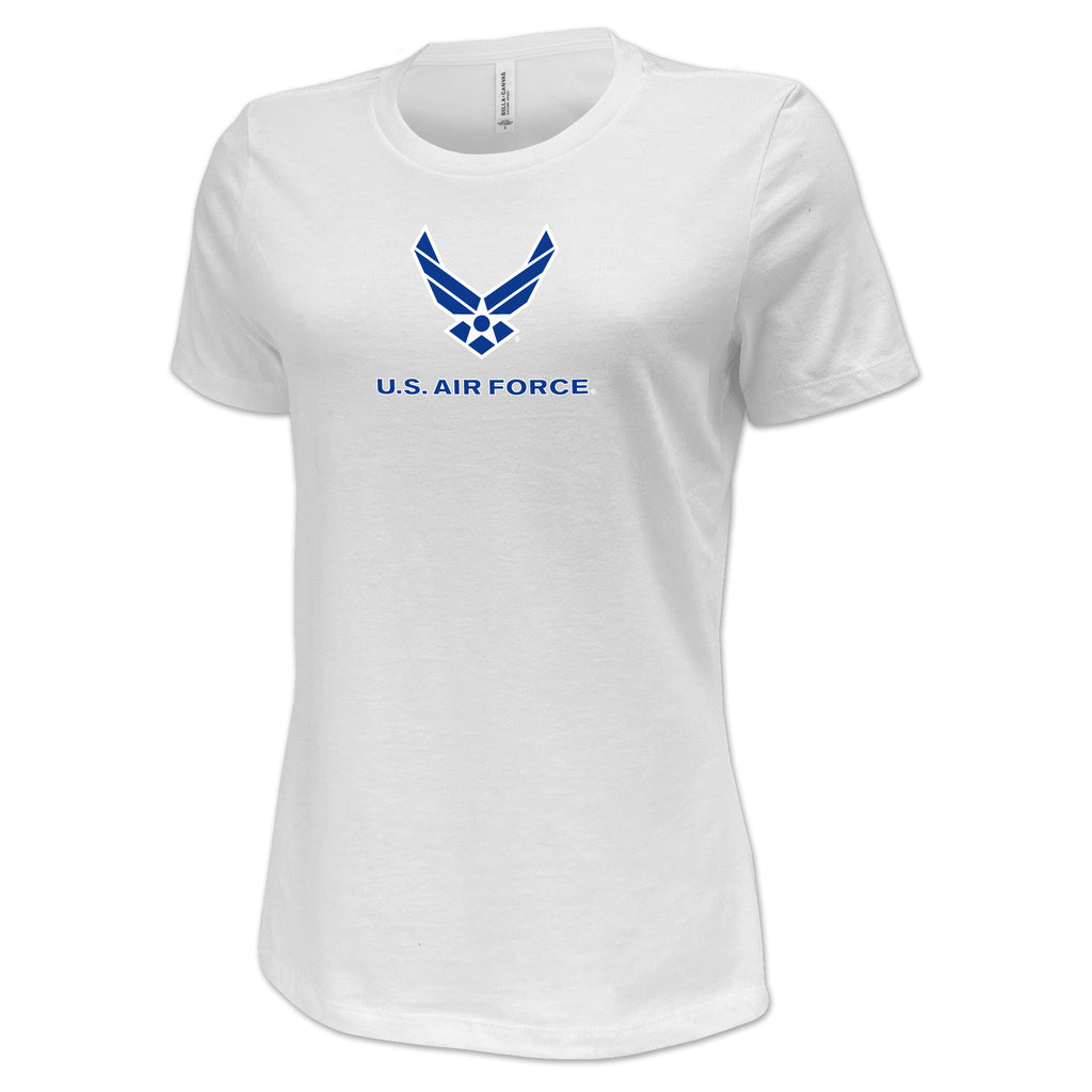 Pick Your Design Air Force Ladies T-Shirt (White)
