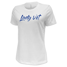 Load image into Gallery viewer, Air Force Lady Vet Full Chest Logo Ladies T-Shirt