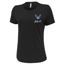 Load image into Gallery viewer, Air Force Lady Vet Left Chest Logo Ladies T-Shirt