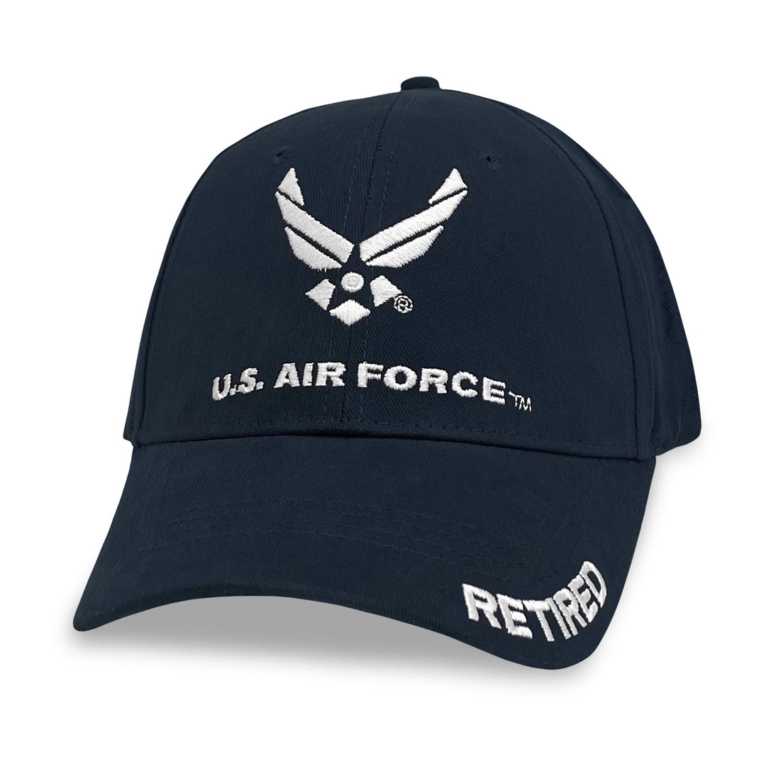 Air Force Retired 3 Hit Hat (Navy)
