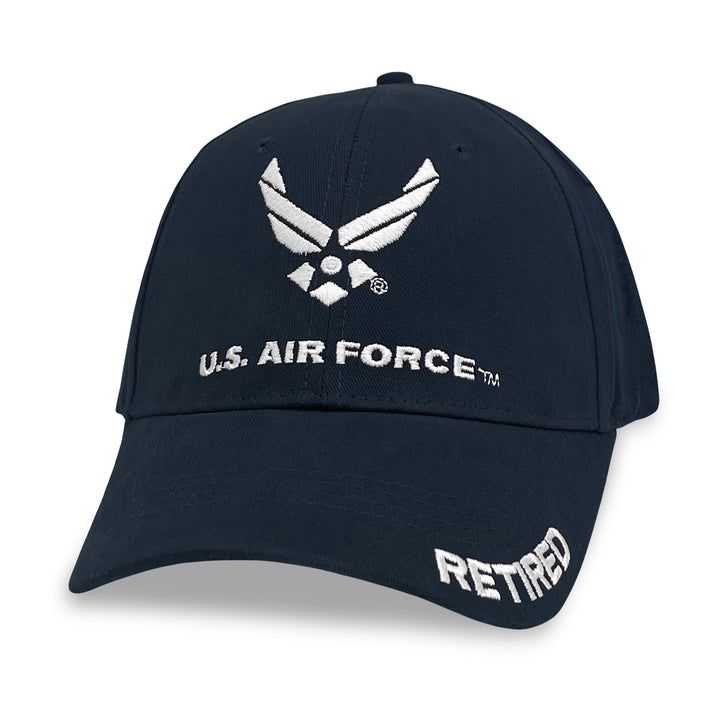 Air Force Retired 3 Hit Hat (Navy)
