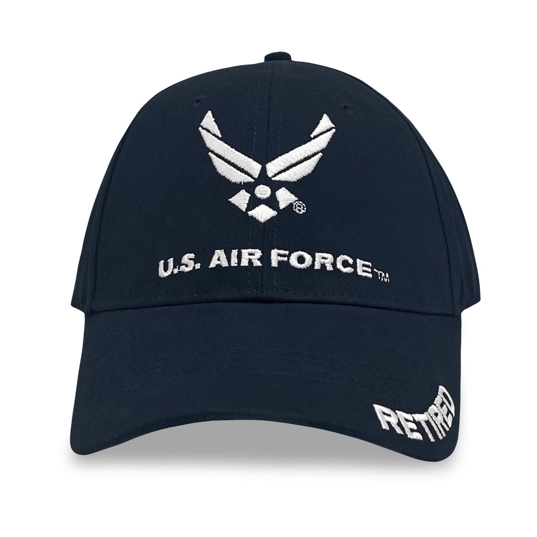 Air Force Retired 3 Hit Hat (Navy)