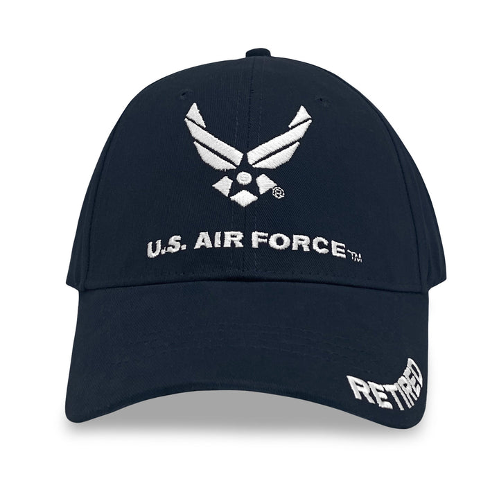 Air Force Retired 3 Hit Hat (Navy)