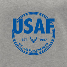 Load image into Gallery viewer, Air Force Retired Left Chest 1/4 Zip