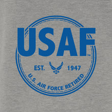 Load image into Gallery viewer, Air Force Retired Left Chest Full Zip