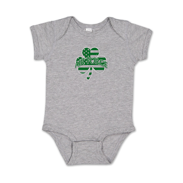 Air Force Shamrock Infant Romper