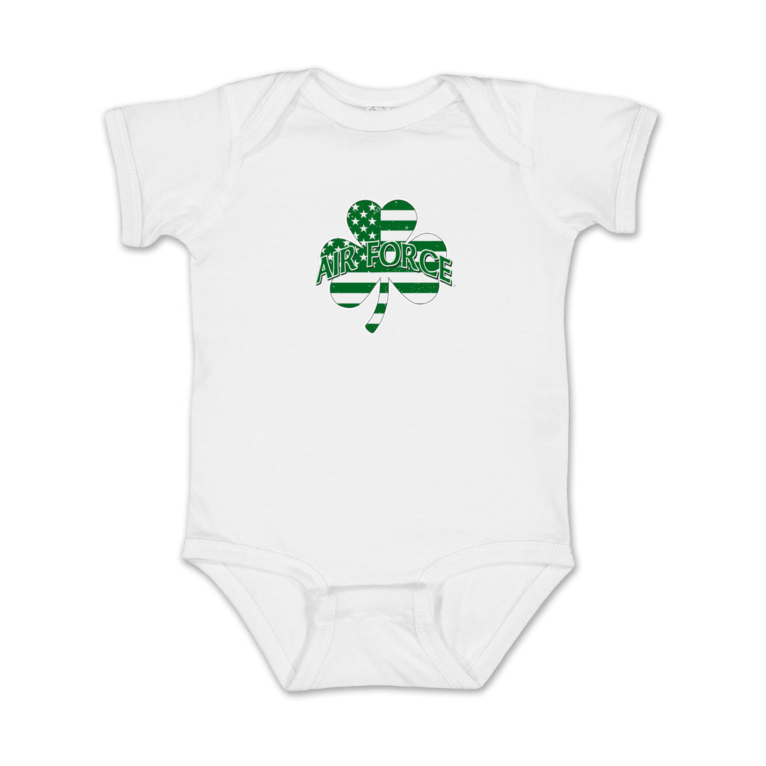 Air Force Shamrock Infant Romper