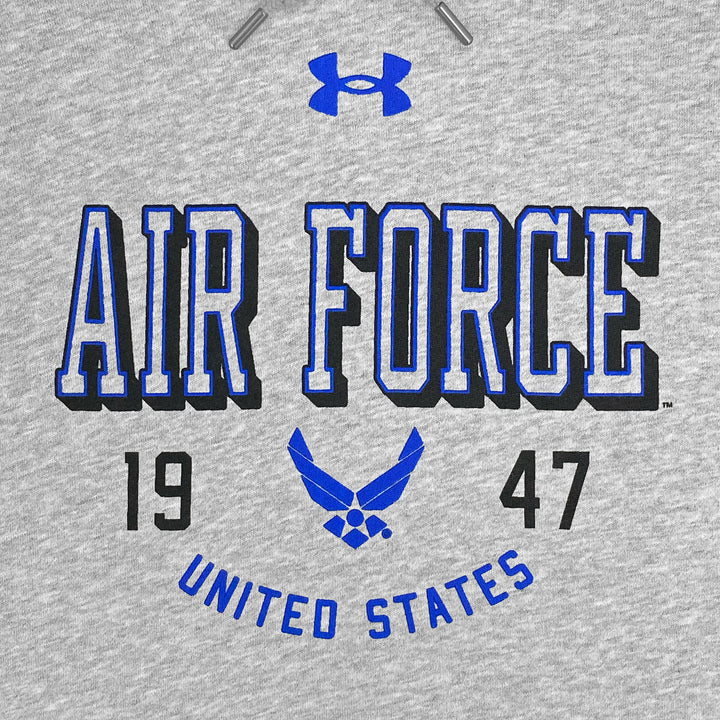 Air Force Under Armour 1947 Icon Fleece Hood (Grey)