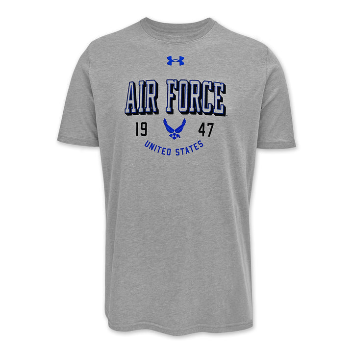 Air Force Under Armour 1947 Performance Cotton T-Shirt (Grey)