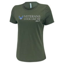 Load image into Gallery viewer, Air Force Vet Looks Like Me Ladies T-Shirt
