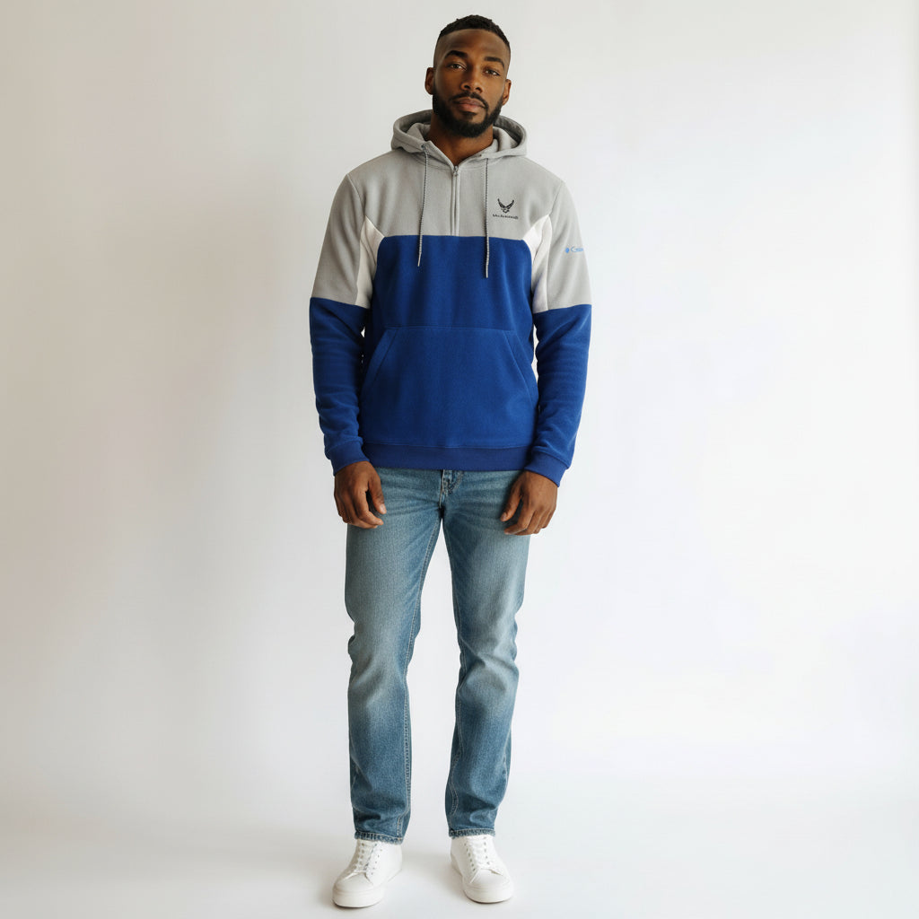 Air Force Wings Columbia Lodge Fleece Hoodie (Azul)*