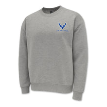 Load image into Gallery viewer, Air Force Wings Left Chest Logo Crewneck