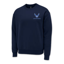 Load image into Gallery viewer, Air Force Wings Left Chest Logo Crewneck