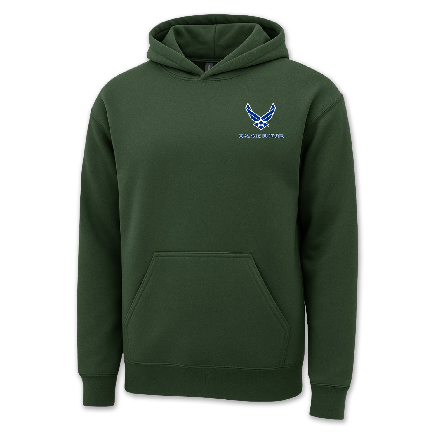 Pick Your Design Air Force Hooded Sweatshirt (OD Green)