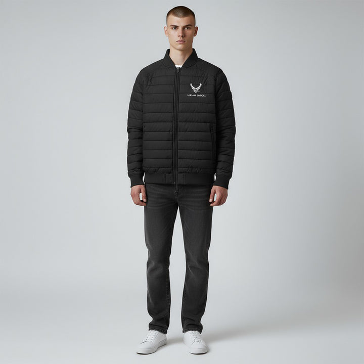 Air Force Wings Paradox Polyloft Bomber Jacket (Black)