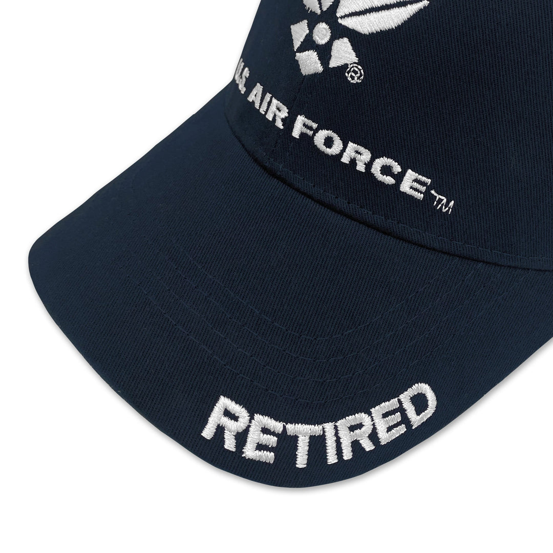 Air Force Retired 3 Hit Hat (Navy)