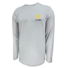 Load image into Gallery viewer, Army Aruba Performance Longsleeve T-Shirt (Aluminium)