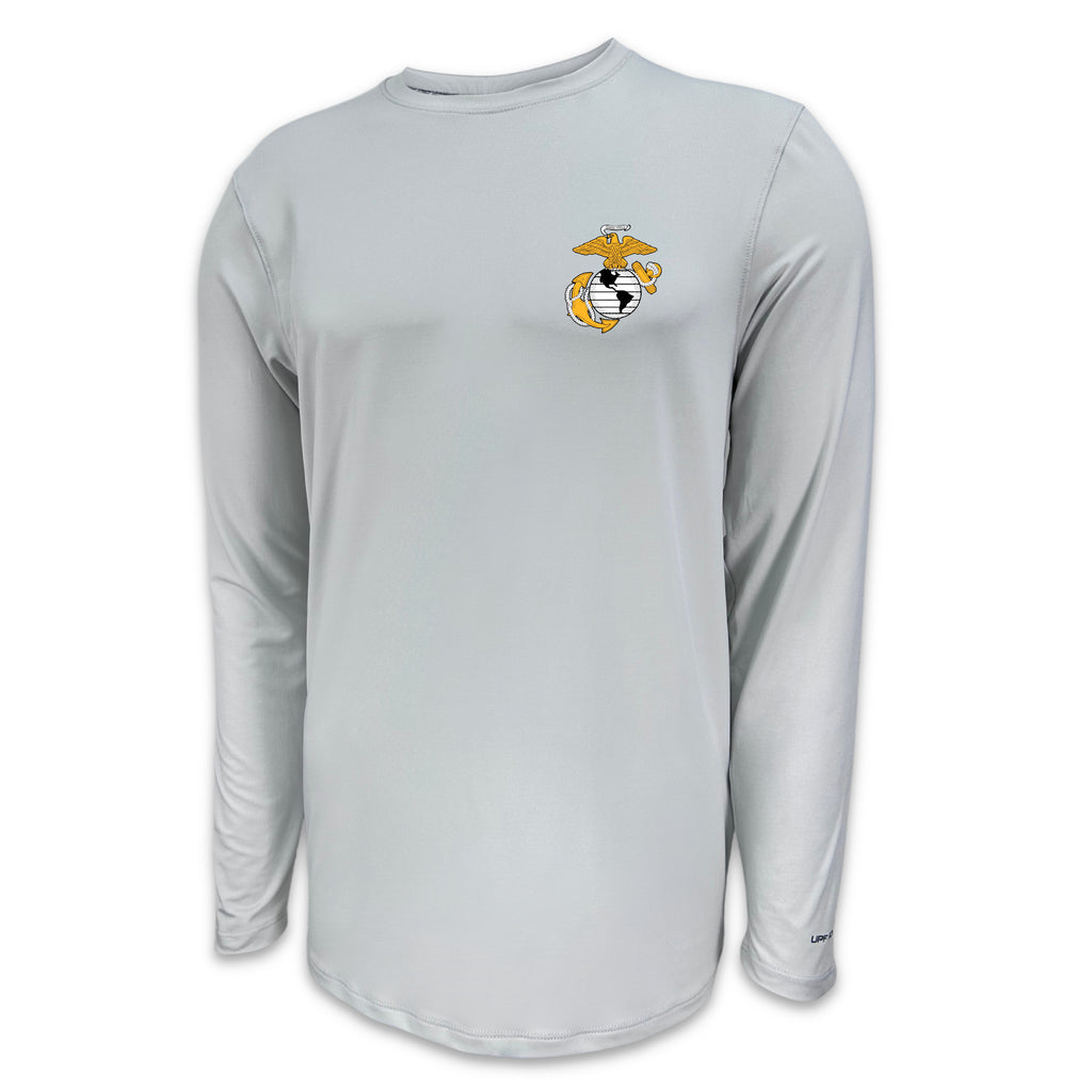 Marines Aruba Performance Longsleeve T-Shirt (Aluminium)