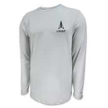 Load image into Gallery viewer, Space Force Aruba Performance Longsleeve T-Shirt (Aluminium)