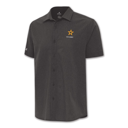 Army Activate Short Sleeve Woven Shirt (Black)