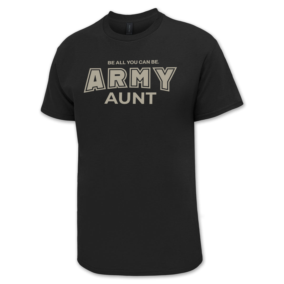 Army Aunt T-Shirt (Black)