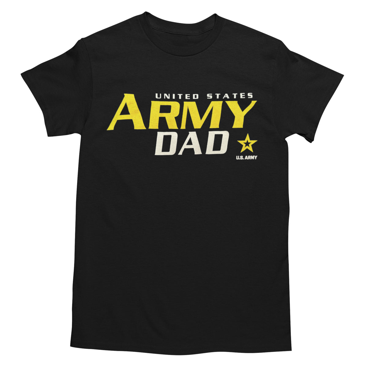 Army Gear: United States Army Dad T-Shirt in Black