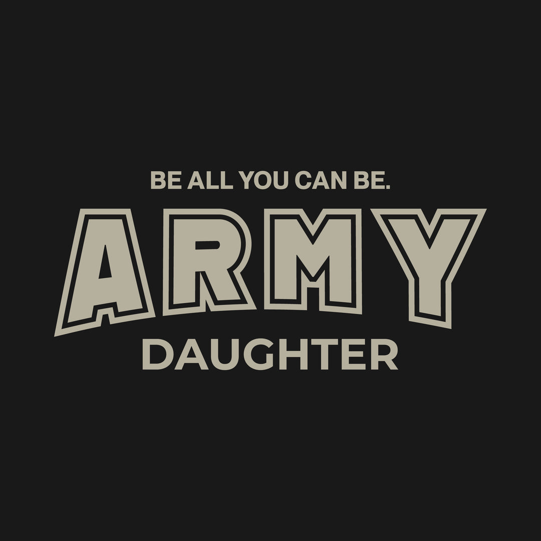Army Daughter Ladies T-Shirt (Black)