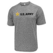 Load image into Gallery viewer, Army Star Full Chest Performance T-Shirt (Grey)