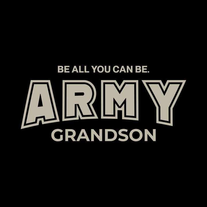 Army Grandson T-Shirt (Black)