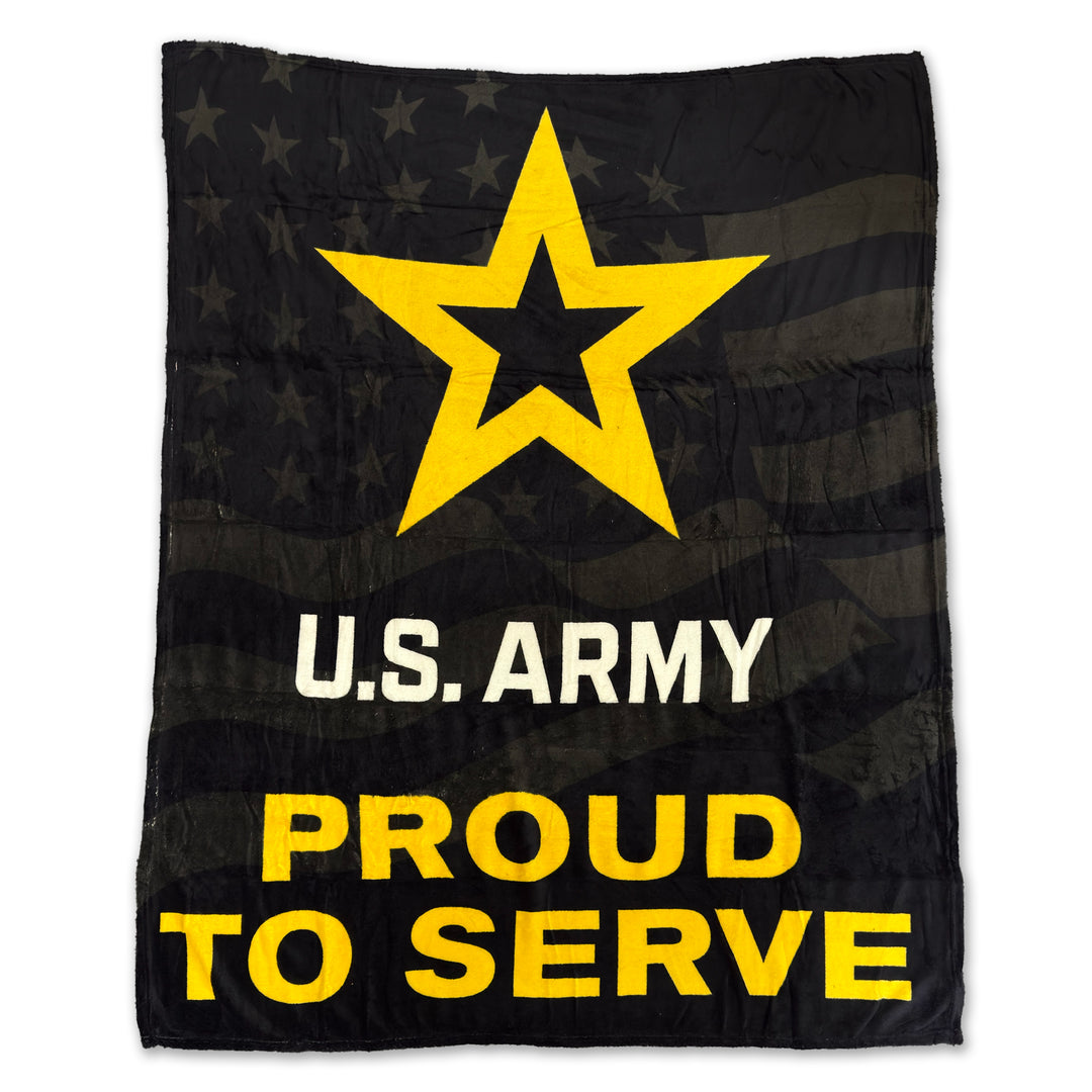 Army Proud to Serve Ultra Soft Blanket (50"x60")