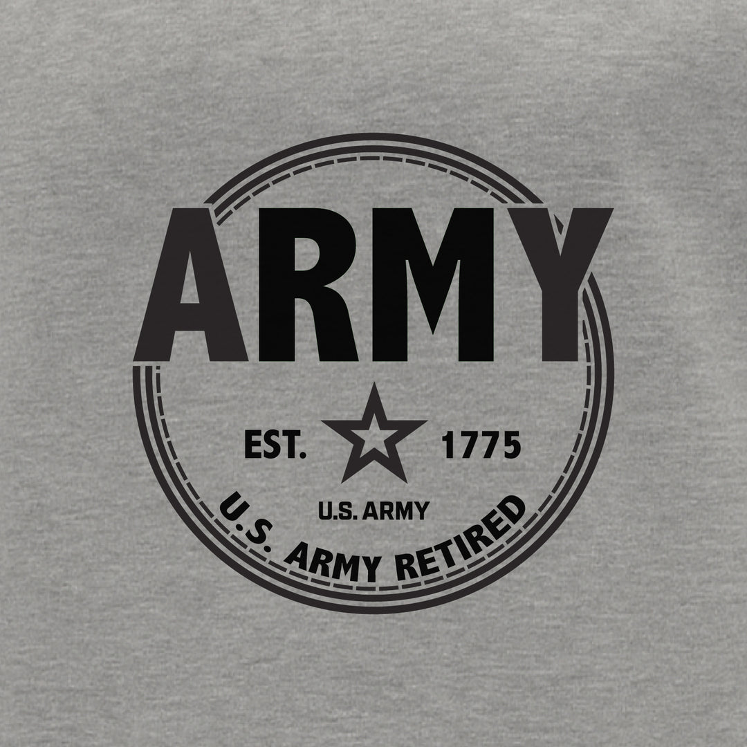 Army Retired Left Chest Crewneck
