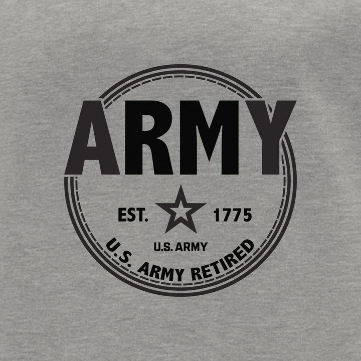 Army Retired Left Chest Crewneck