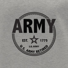 Load image into Gallery viewer, Army Retired Left Chest Crewneck